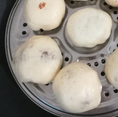 包子機(jī)做的豆沙包炸口